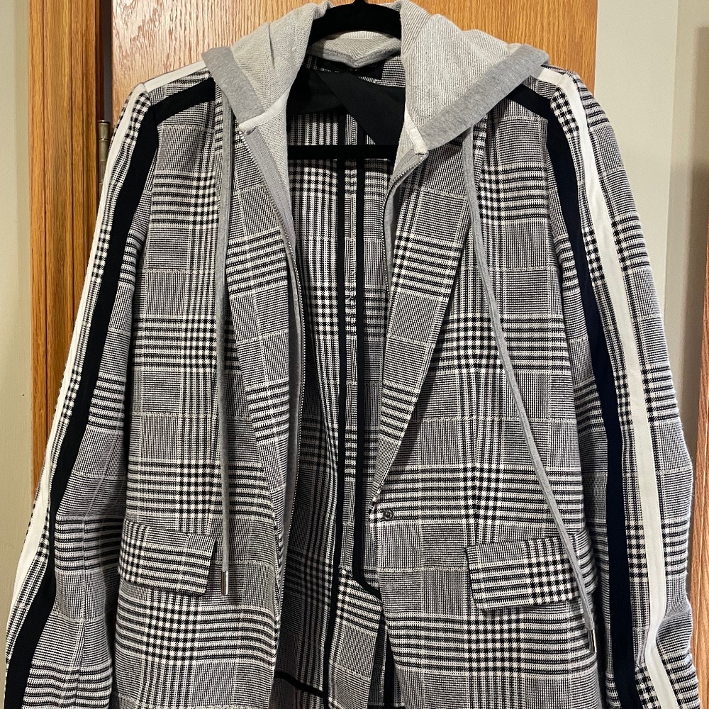 Central Park West- Blazer with hood- size Small